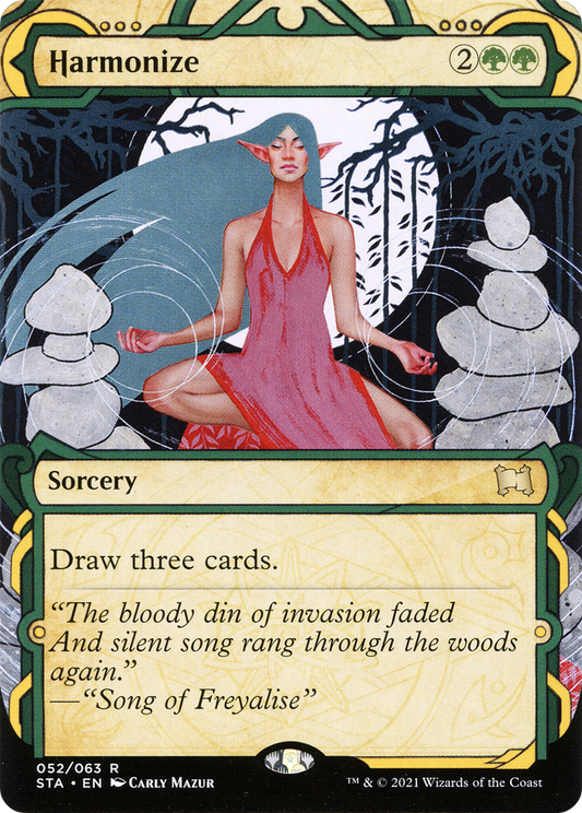 Harmonize (STA-052) (Showcase) (Borderless) (Foil)