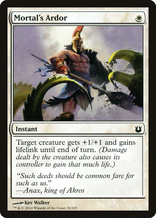 Mortal's Ardor (BNG-020) (Foil)