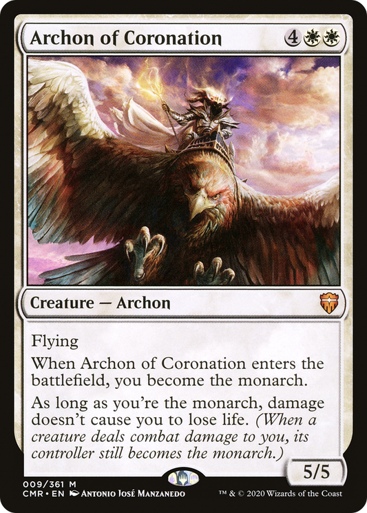 Archon of Coronation (CMR-009) (Foil)