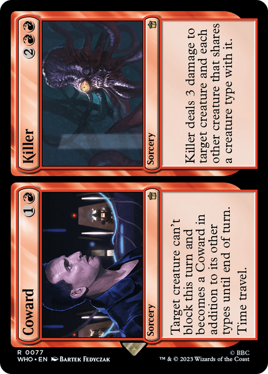 Coward // Killer (WHO-077) (Foil)