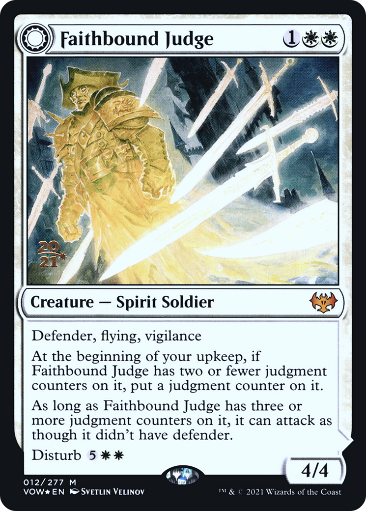Faithbound Judge // Sinner's Judgment (PRE-12S) (Foil)