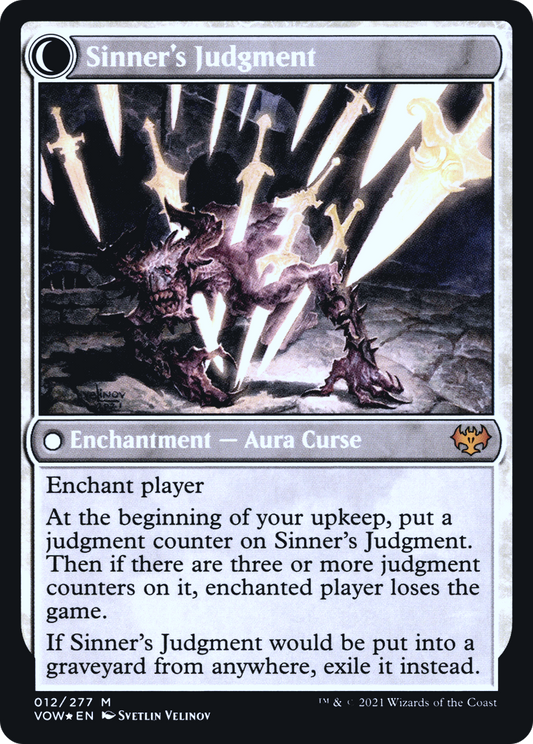 Faithbound Judge // Sinner's Judgment (PRE-12S) (Foil)