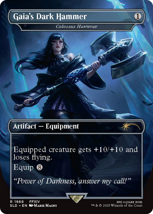 Gaia's Dark Hammer / Colossus Hammer (SLD-1866) (Borderless)