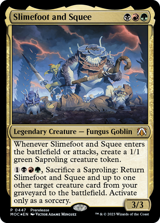 Slimefoot and Squee (PRE-447) (Foil)