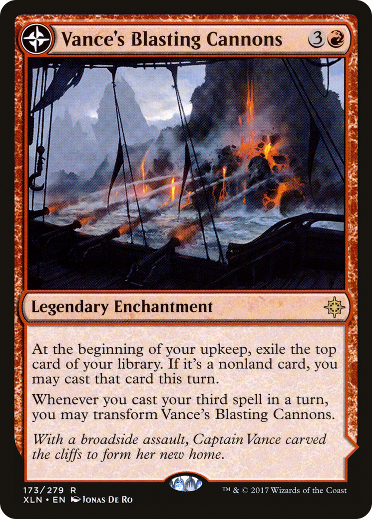 Vance's Blasting Cannons // Spitfire Bastion (XLN-173) (Foil)