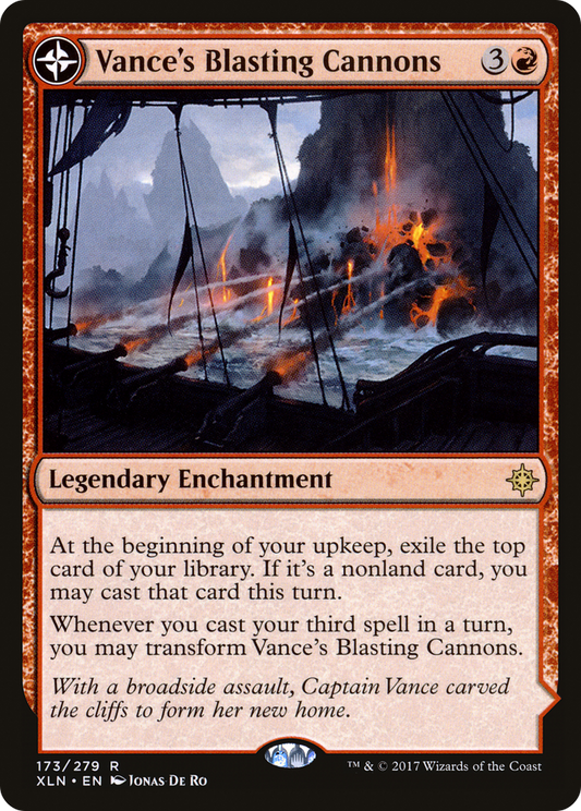 Vance's Blasting Cannons // Spitfire Bastion (XLN-173) (Foil)