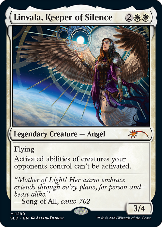 Linvala, Keeper of Silence (SLD-1289) (Foil)