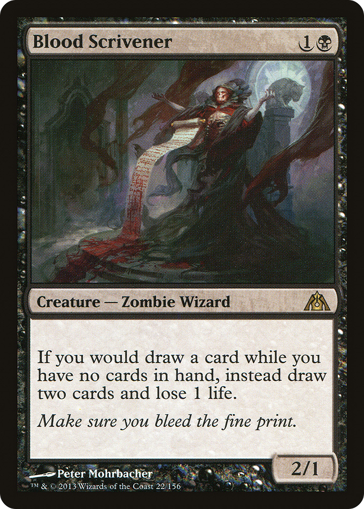 Blood Scrivener (DGM-022) (Foil)