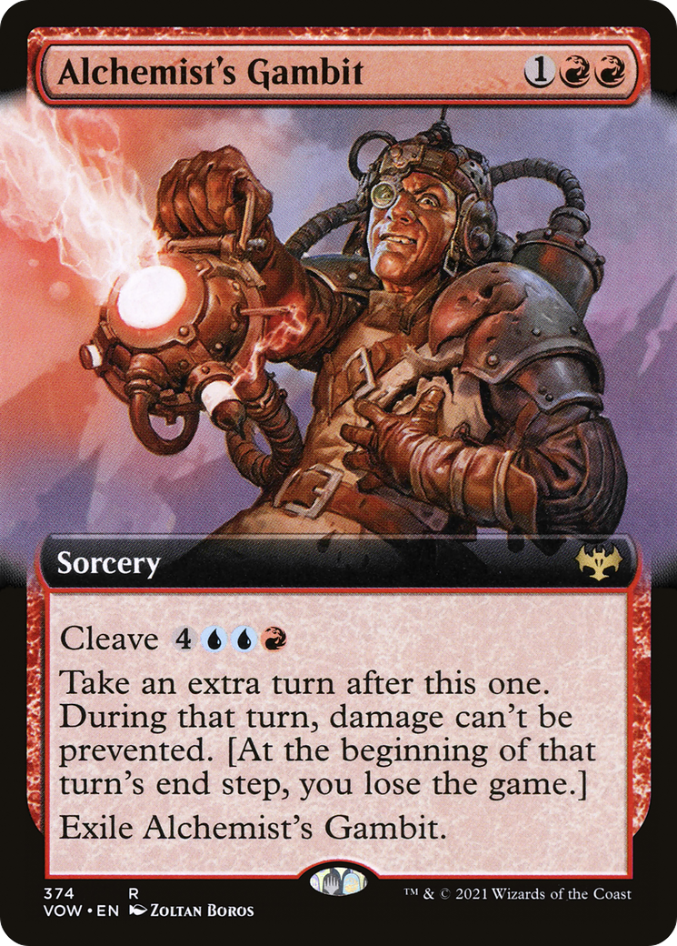 Alchemist's Gambit (VOW-374) (Extended Art) (Foil)