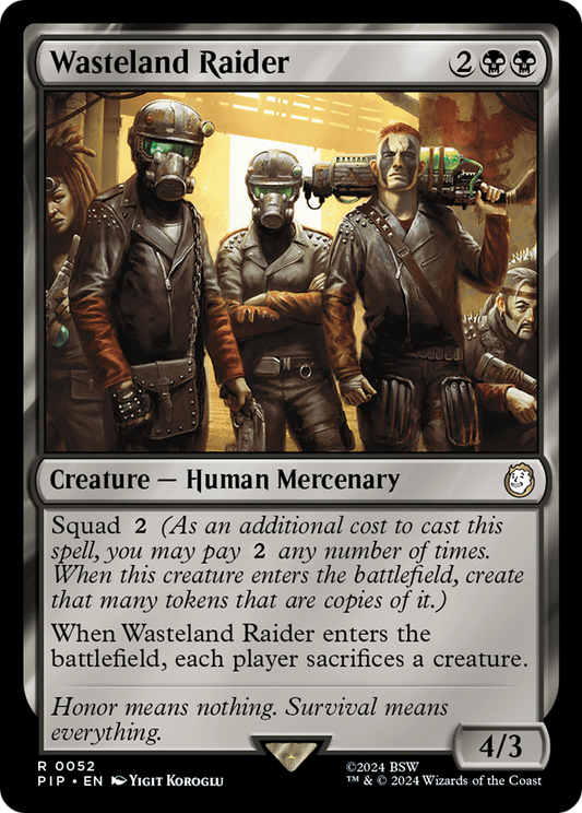 Wasteland Raider (PIP-052) (Foil)
