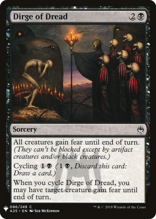 Dirge of Dread (LIST-A25-86)