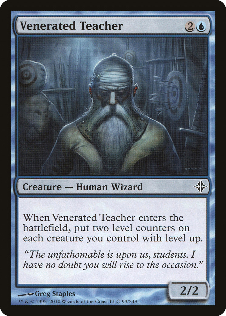 Venerated Teacher (ROE-093) (Foil)