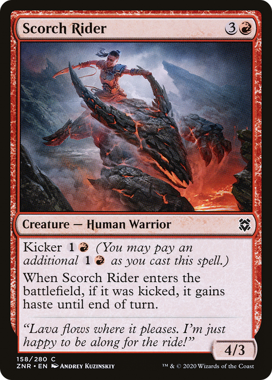 Scorch Rider (ZNR-158) (Foil)