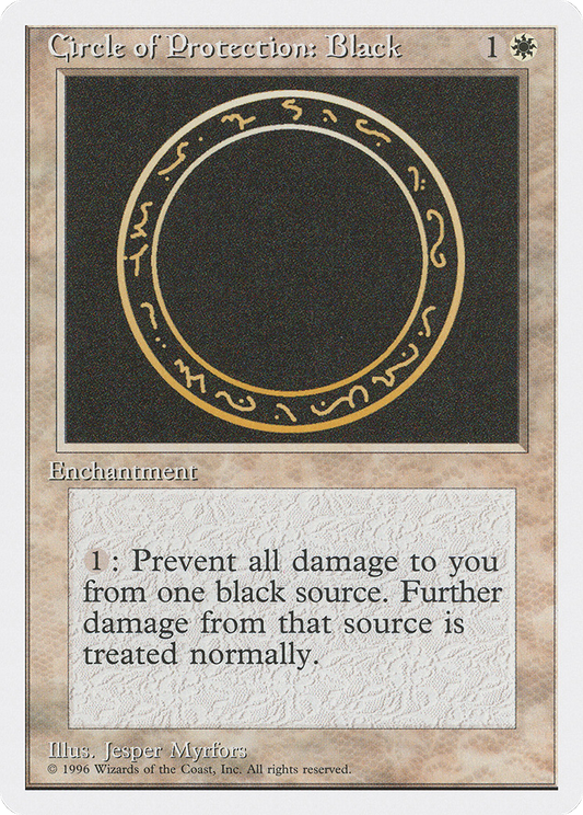 Circle of Protection: Black (2PS-002)