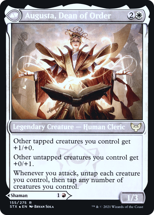 Plargg, Dean of Chaos // Augusta, Dean of Order (PRE-155S) (Foil)