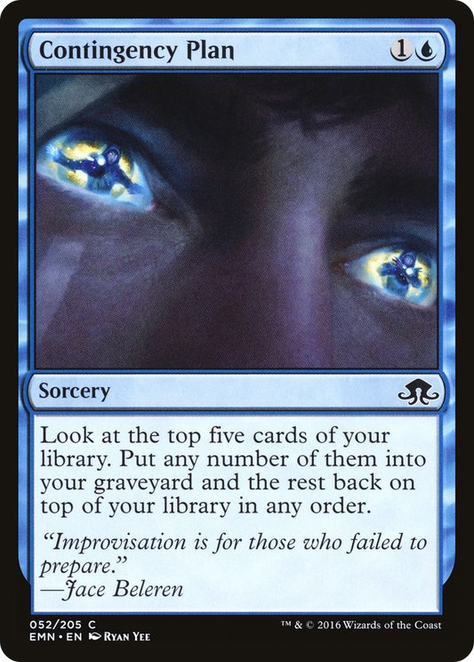 Contingency Plan (EMN-052) (Foil)
