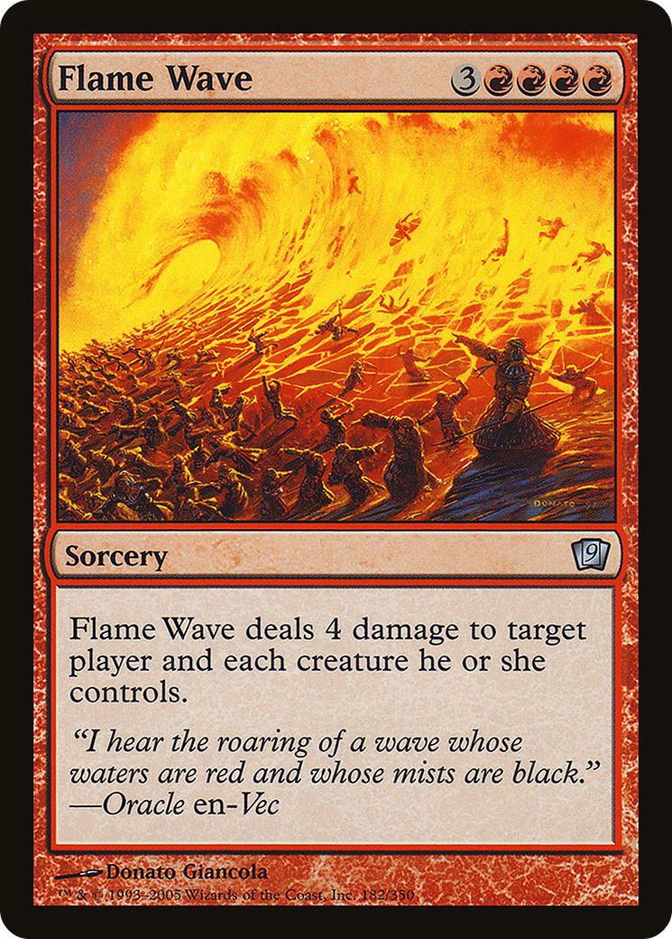 Flame Wave (9ED-182★) (Foil)