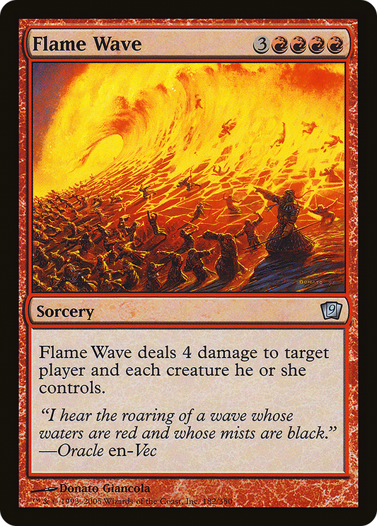 Flame Wave (9ED-182★) (Foil)