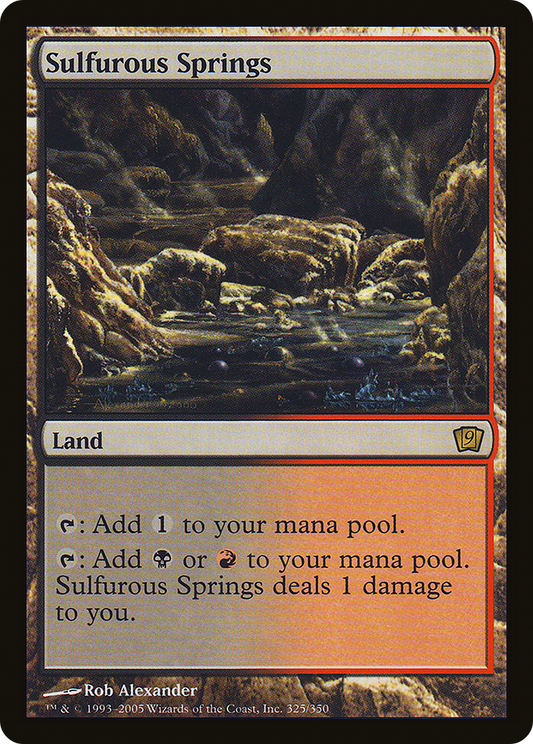 Sulfurous Springs (9ED-325★) (Foil)