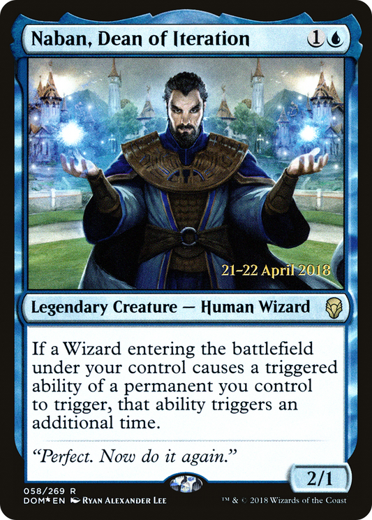 Naban, Dean of Iteration (PRE-58S) (Foil)