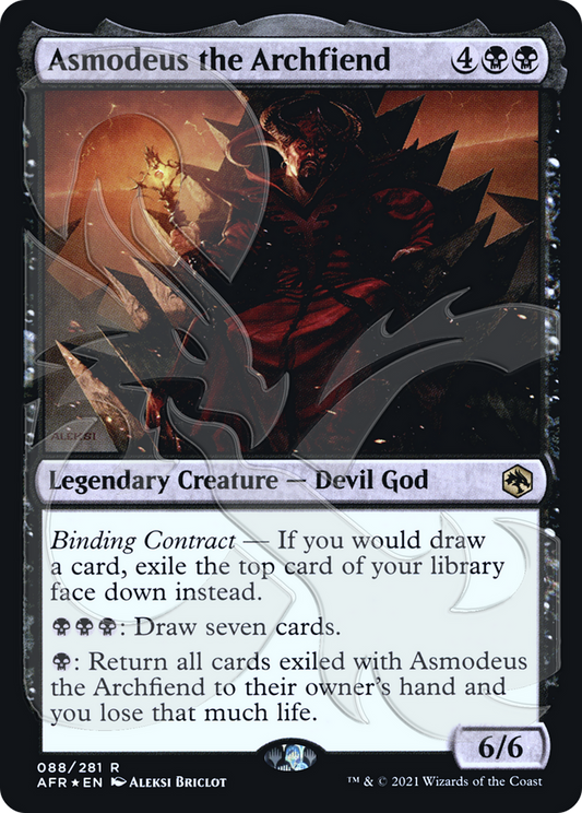 Asmodeus the Archfiend (AFR&-88A) (Foil)