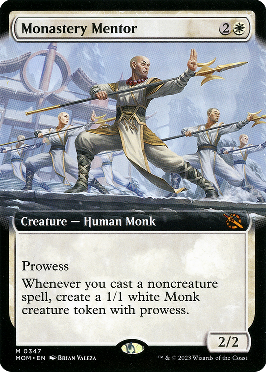 Monastery Mentor (MOM-347) (Extended Art) (Foil)