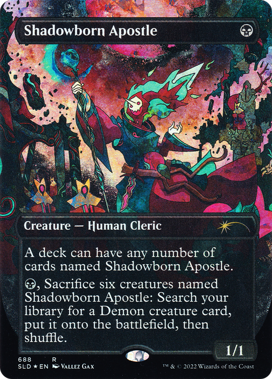 Shadowborn Apostle (SLD-688) (Borderless) (Foil)