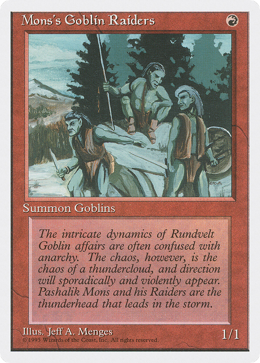 Mons's Goblin Raiders (4ED-213)