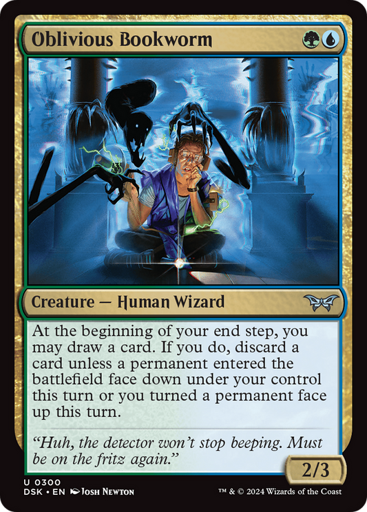 Oblivious Bookworm (DSK-300) (Foil)