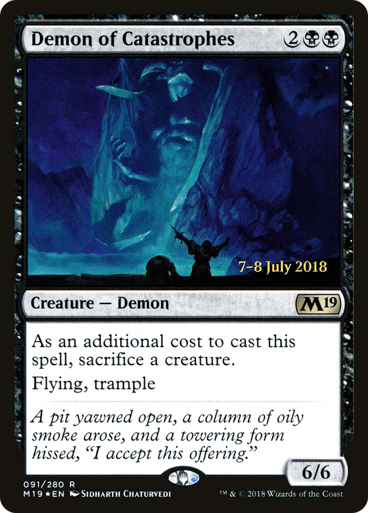 Demon of Catastrophes (PRE-91S) (Foil)