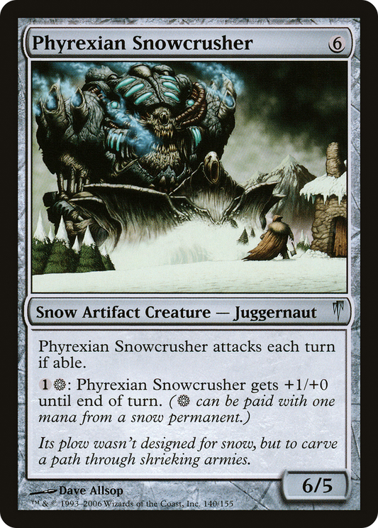 Phyrexian Snowcrusher (CSP-140) (Foil)