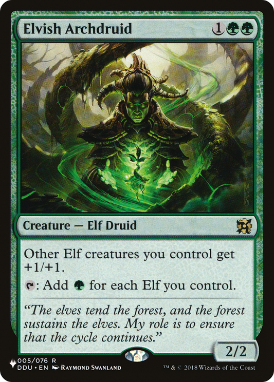 Elvish Archdruid (LIST-DDU-5)
