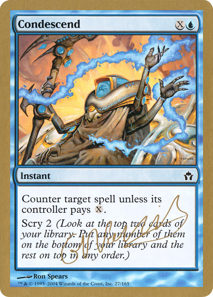 Condescend (WC04-GN27)