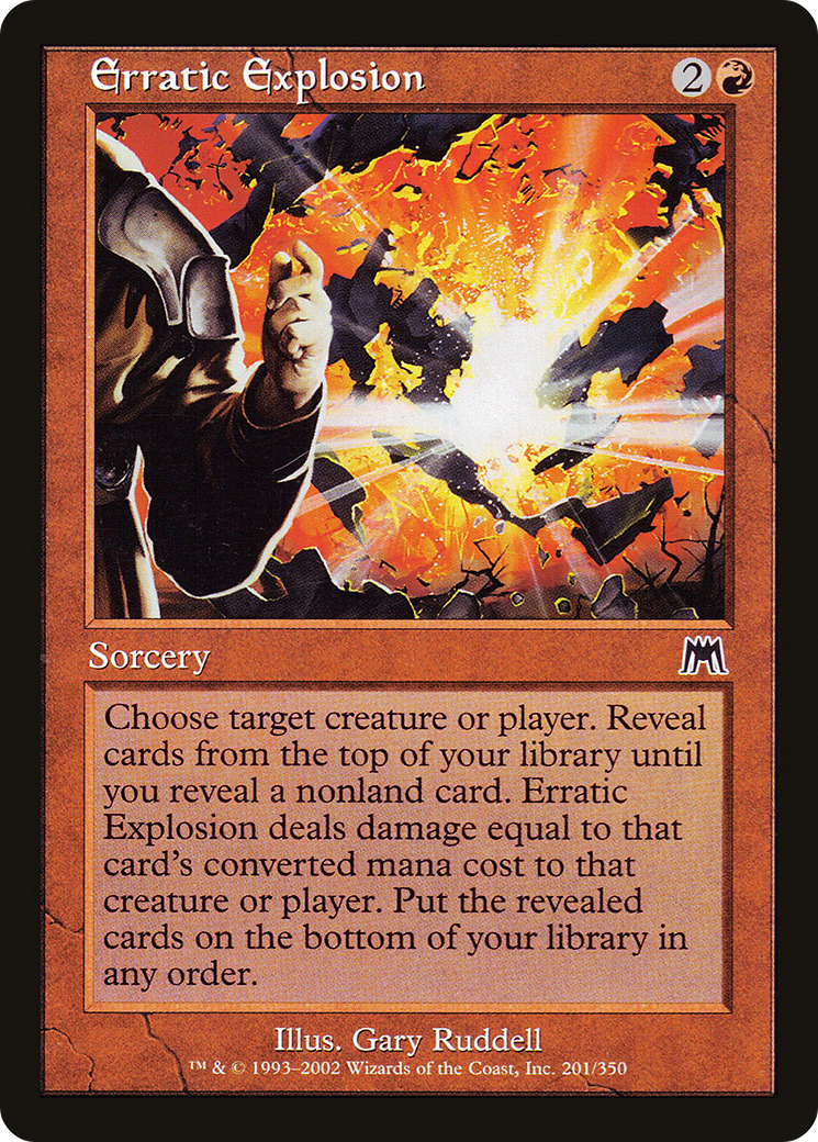 Erratic Explosion (ONS-201) (Foil)