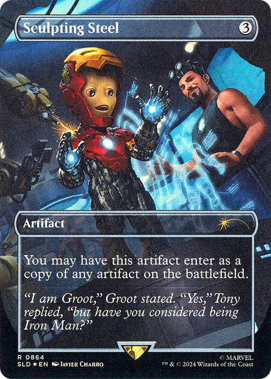 Sculpting Steel (SLD-864) (Borderless) (Foil)