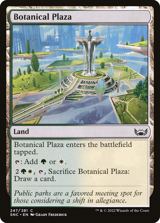 Botanical Plaza (SNC-247) (Foil)