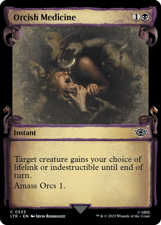 Orcish Medicine (LTR-555) (Showcase) (Scroll) (Foil)