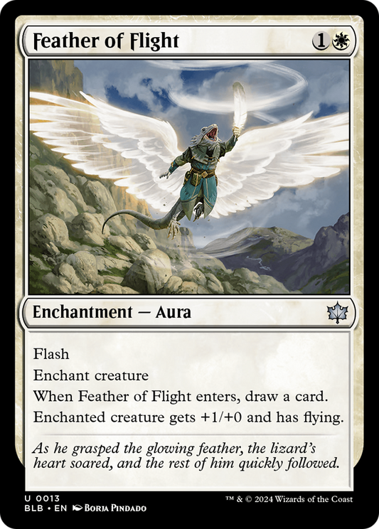 Feather of Flight (BLB-013) (Foil)
