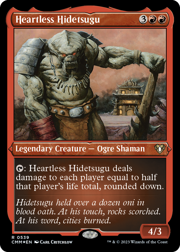Heartless Hidetsugu (CMM-539) (Etched Foil)