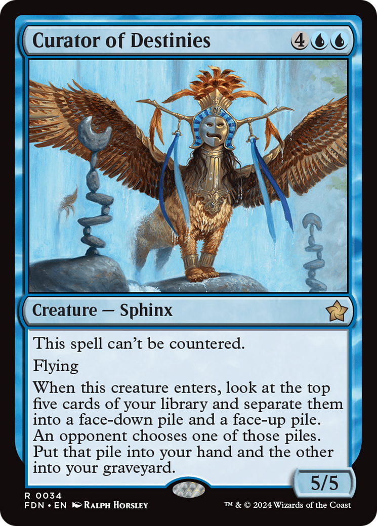 Curator of Destinies (FDN-034) (Foil)