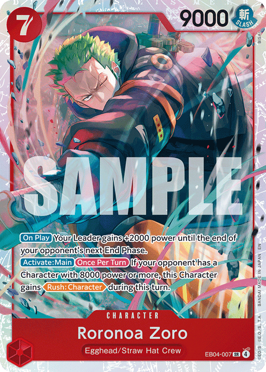 Roronoa Zoro (EB04-007) (EB04-007) (Foil)