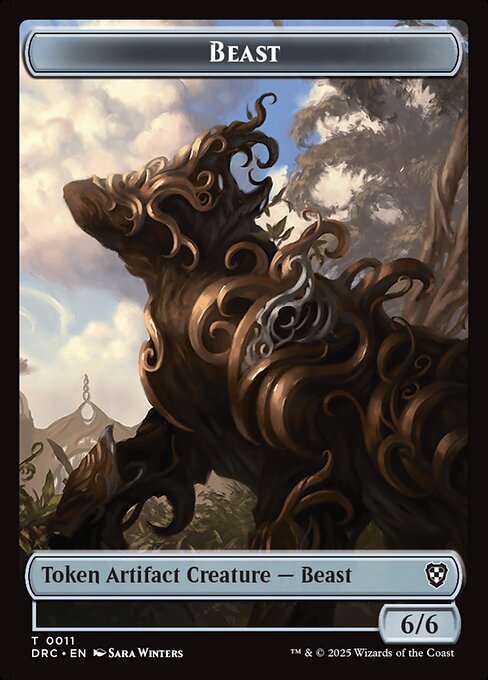 Beast (0010) // Beast (0011) Double-Sided Token (DRC-10 // 11) (Foil)