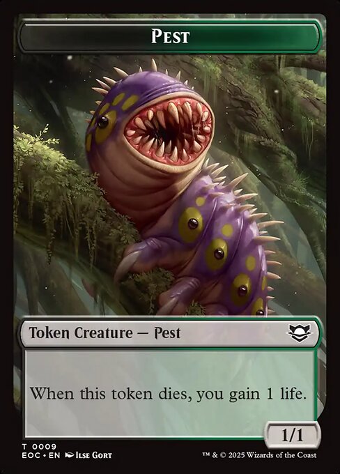 Beast (0006) // Pest Double-Sided Token (EOC-6 // 9)