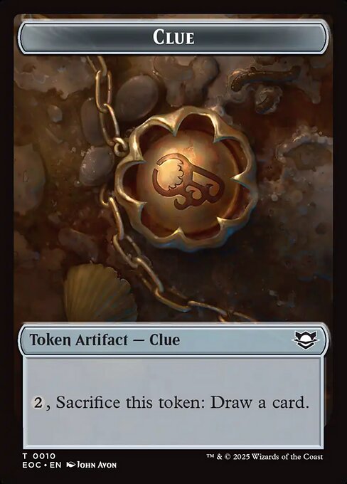 Copy // Clue Double-Sided Token (EOC-1 // 10)