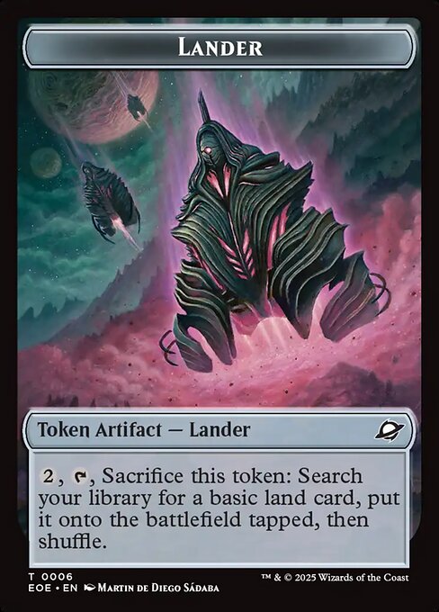 Drone // Lander (0006) Double-Sided Token (EOE-3 // 6)