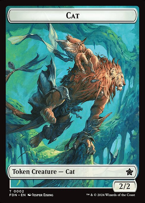 Cat (0001) // Cat (0002) Double-Sided Token (FDN-1 // 2)