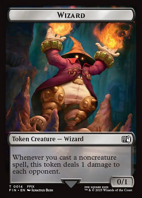 Bird (0016) // Wizard (0014) Double-Sided Token (FIN-16 // 14)