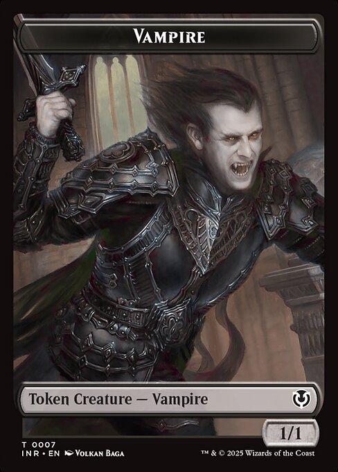 Blood // Vampire (0007) Double-Sided Token (INR-21 // 7)