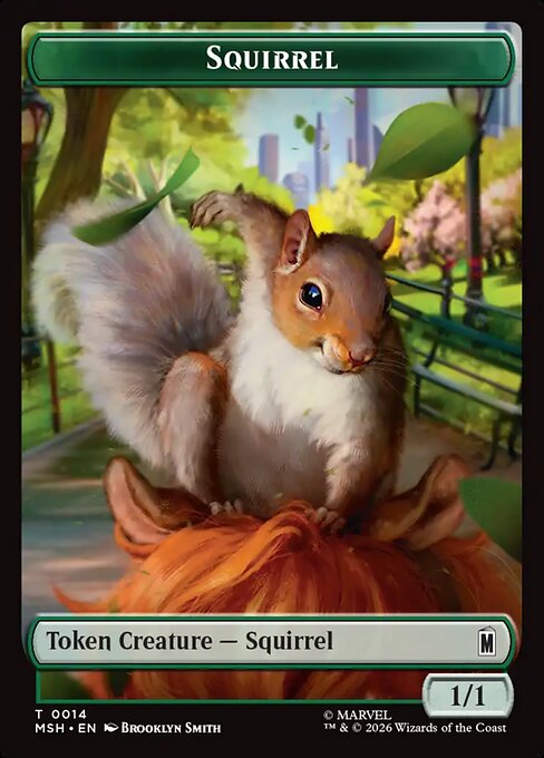 The Void // Squirrel Double-Sided Token (MSH-010/014) (Foil)