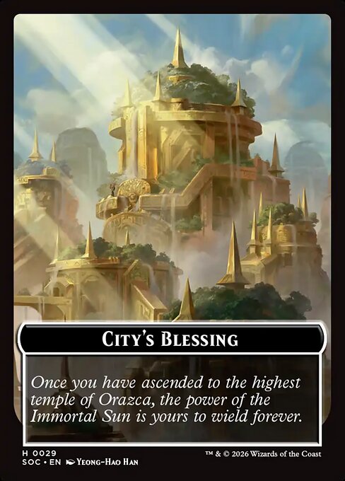 Food // City's Blessing Double-Sided Token (SOC-27 // 29)